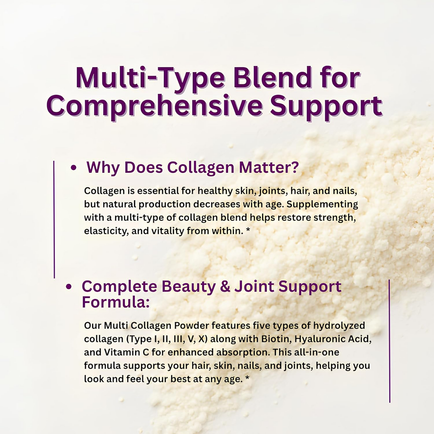 Micro Ingredients Multi Collagen Peptides Powder